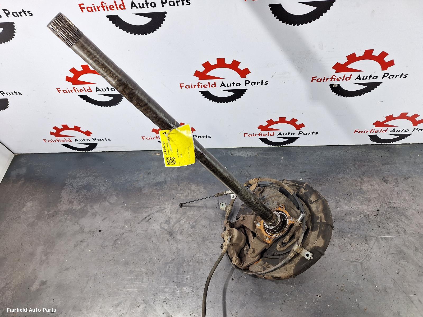 2007-2021 Hyundai Iload/imax Axle