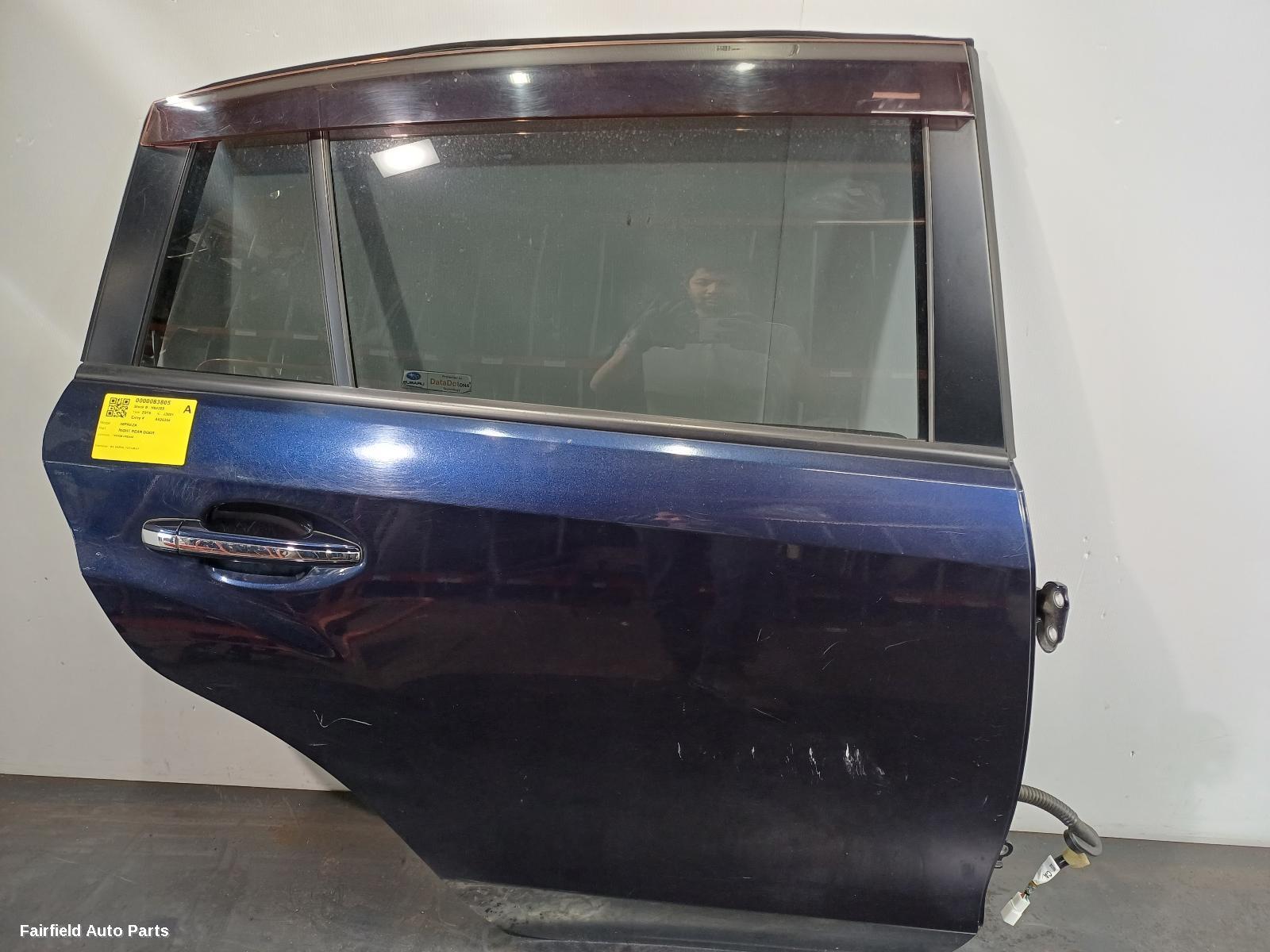 2011-2017 Subaru Impreza Right Rear Door Sliding