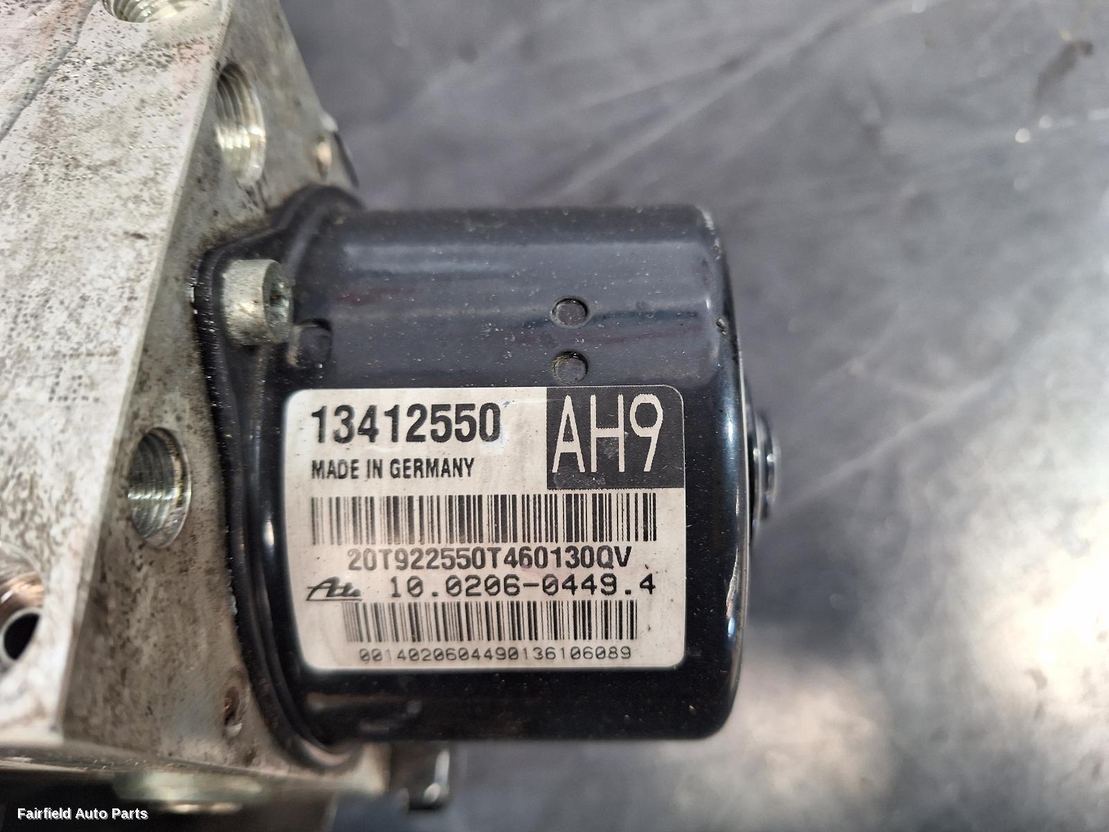 2011-2017 Holden Cruze Abs Pump Modulator