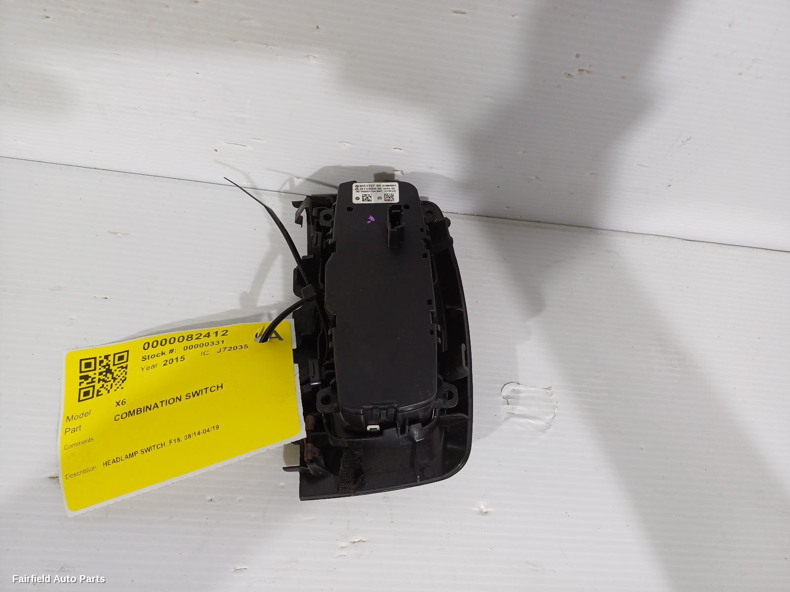 2014-2019 Bmw X6 Combination Switch