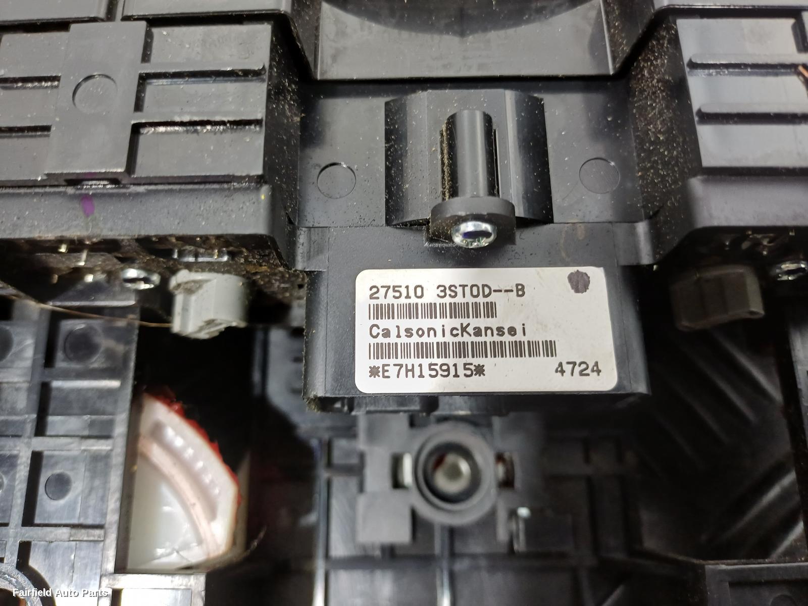 2012-2017 Nissan Pulsar Heater Ac Controls