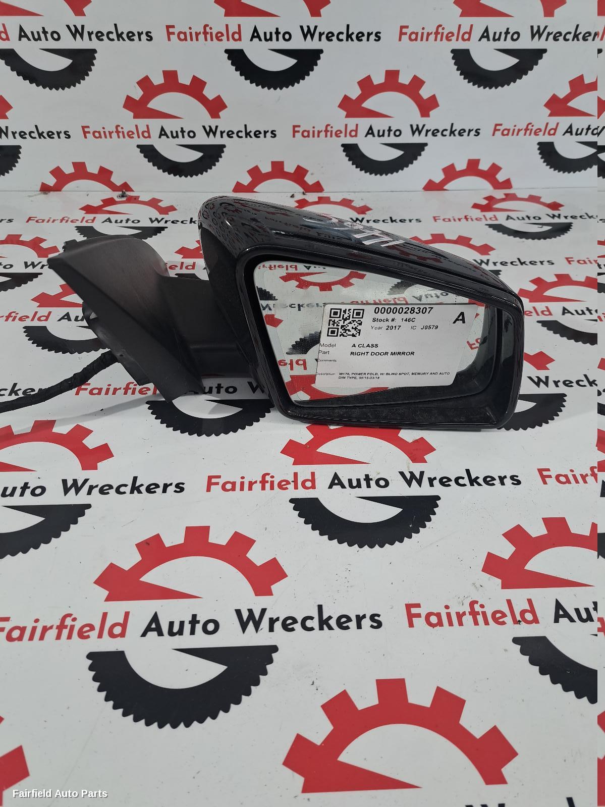 2015-2018 Mercedes A Class Right Door Mirror