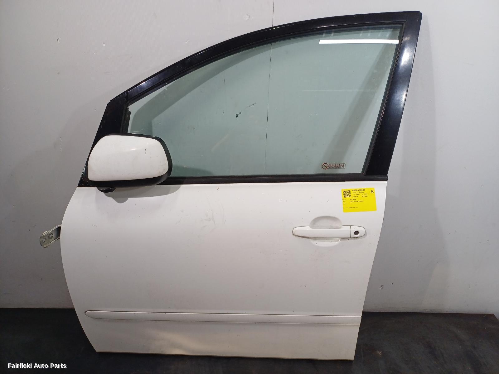 2001-2010 Toyota Avensis Left Front Door