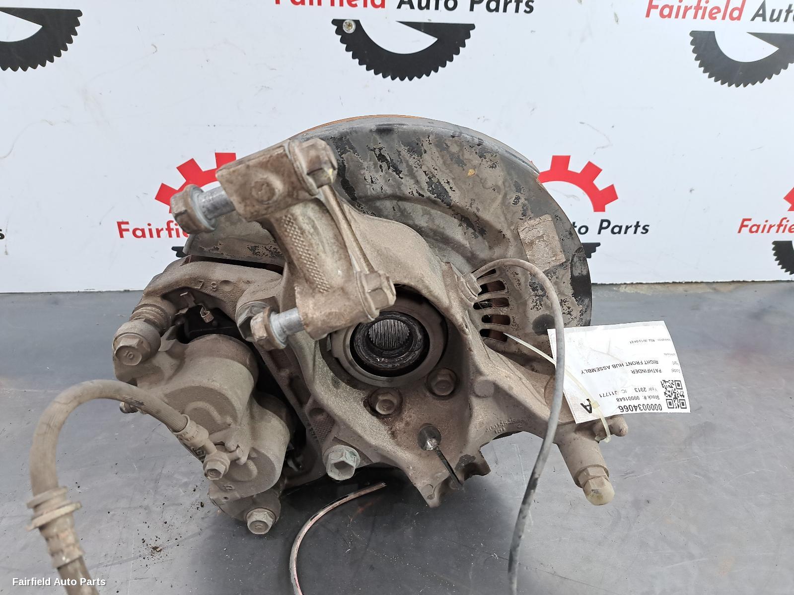 2013-2021 Nissan Pathfinder Right Front Hub Assembly