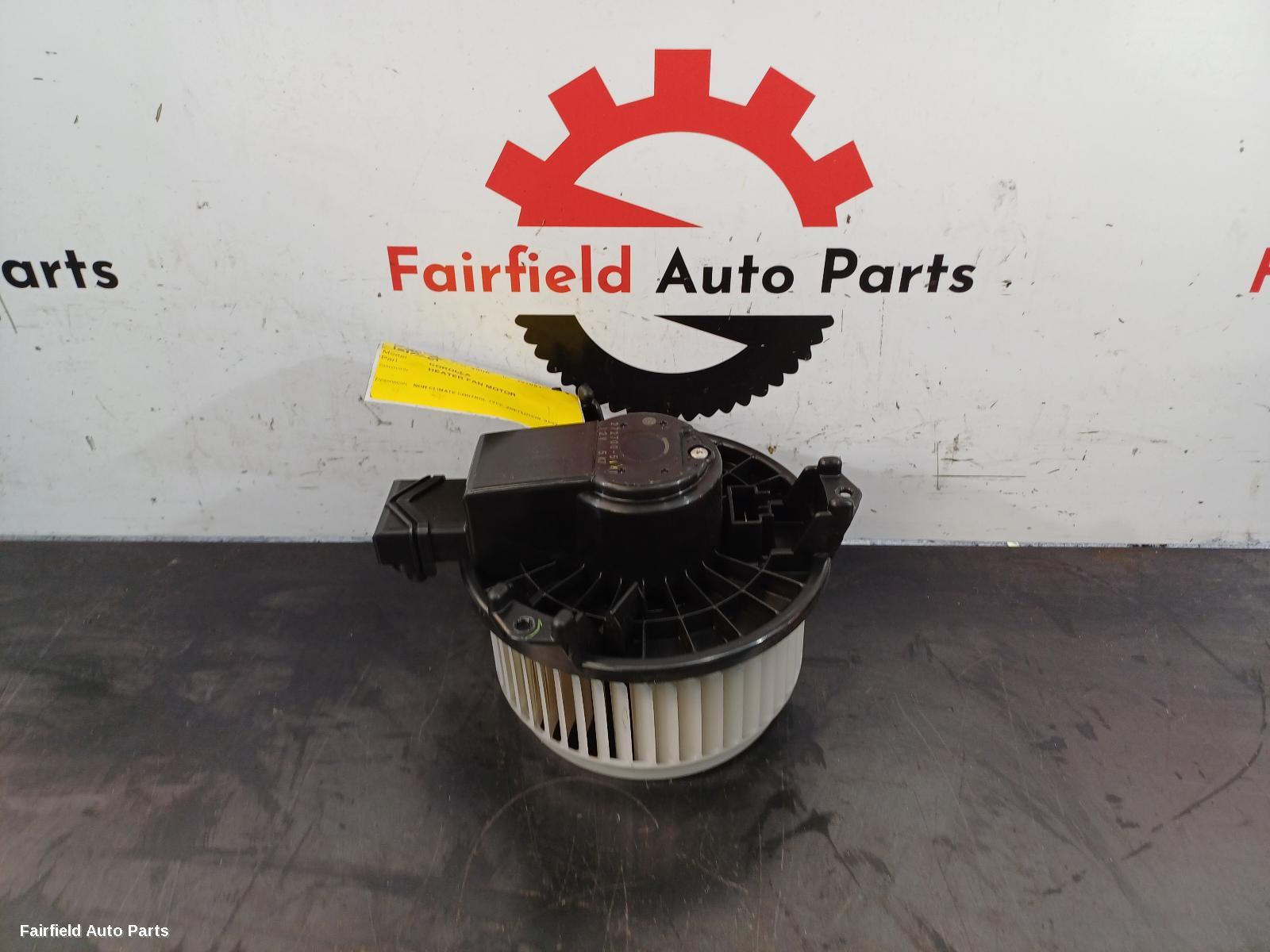 2007-2013 Toyota Corolla Heater Fan Motor