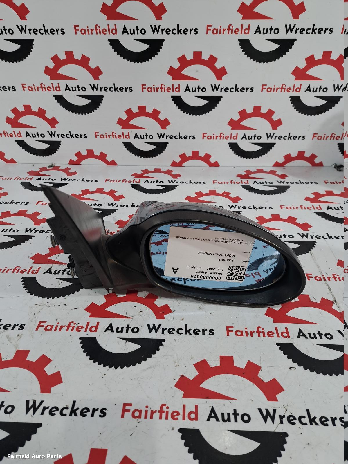 2004-2009 Bmw 1 Series Right Door Mirror