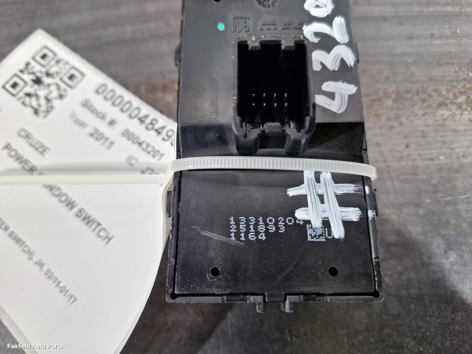 2011-2017 Holden Cruze Pwr Dr Wind Switch