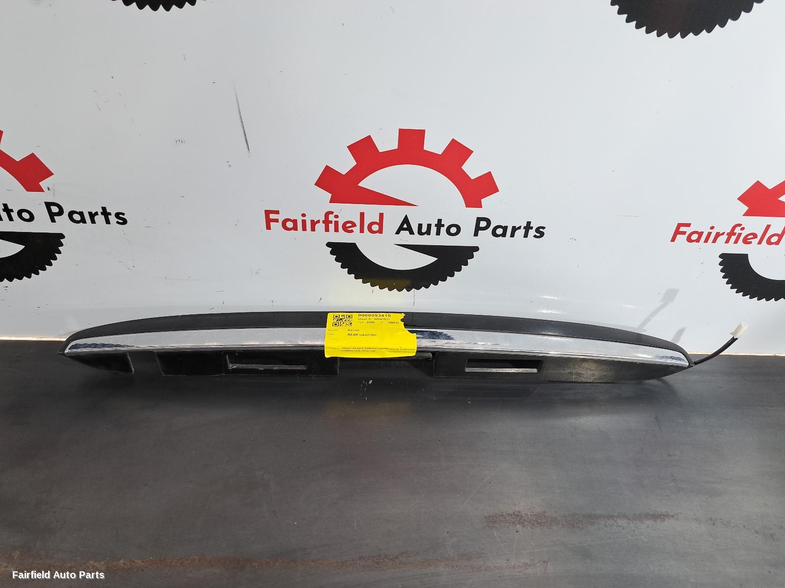 2006-2008 Lexus Rx Series Rear Garnish