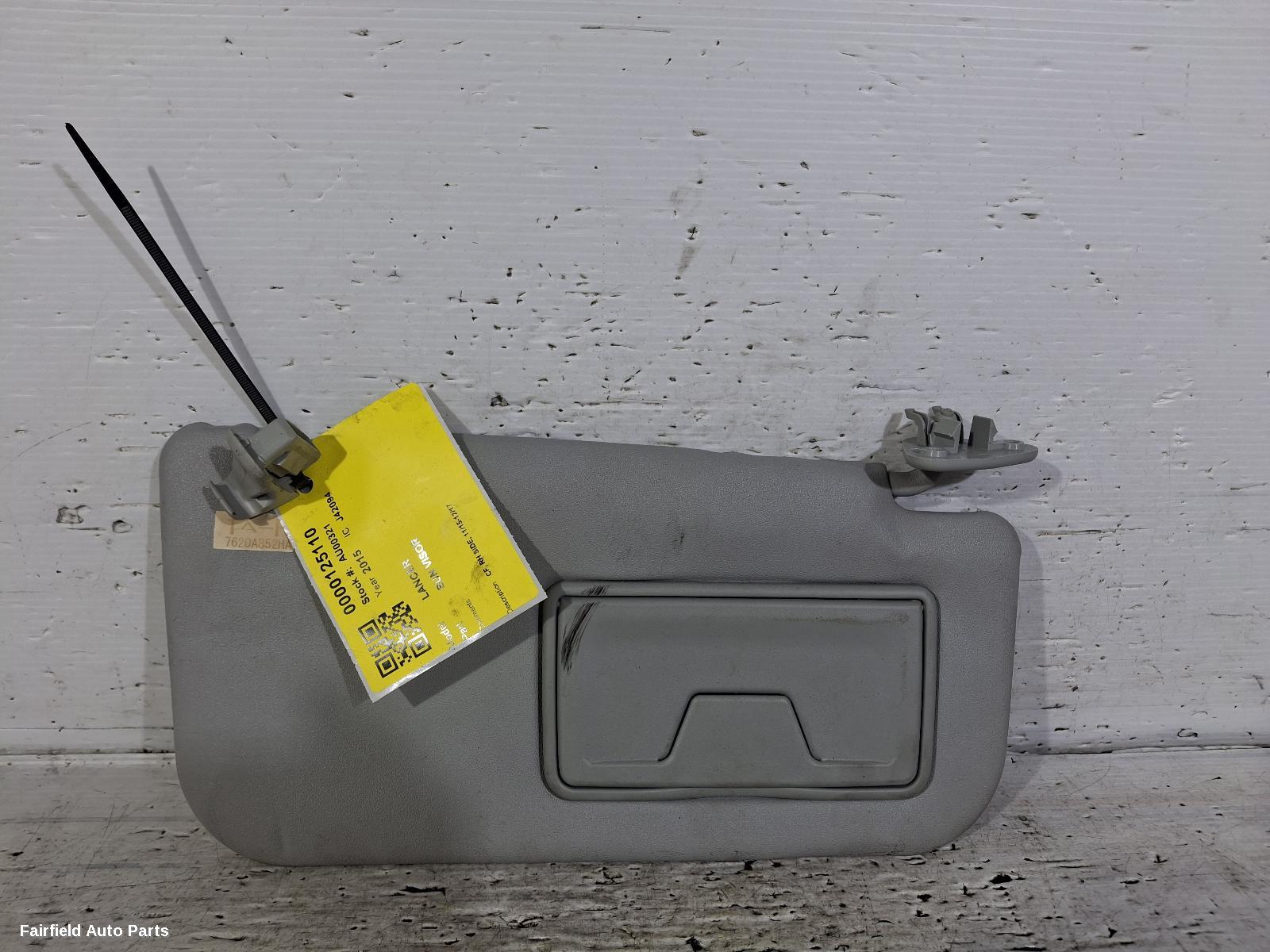 2015-2017 Mitsubishi Lancer Sunvisor