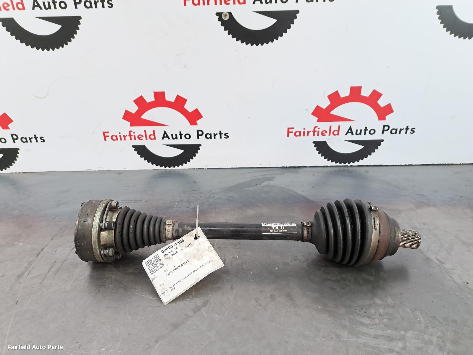 2013-2020 Audi A3 Left Driveshaft