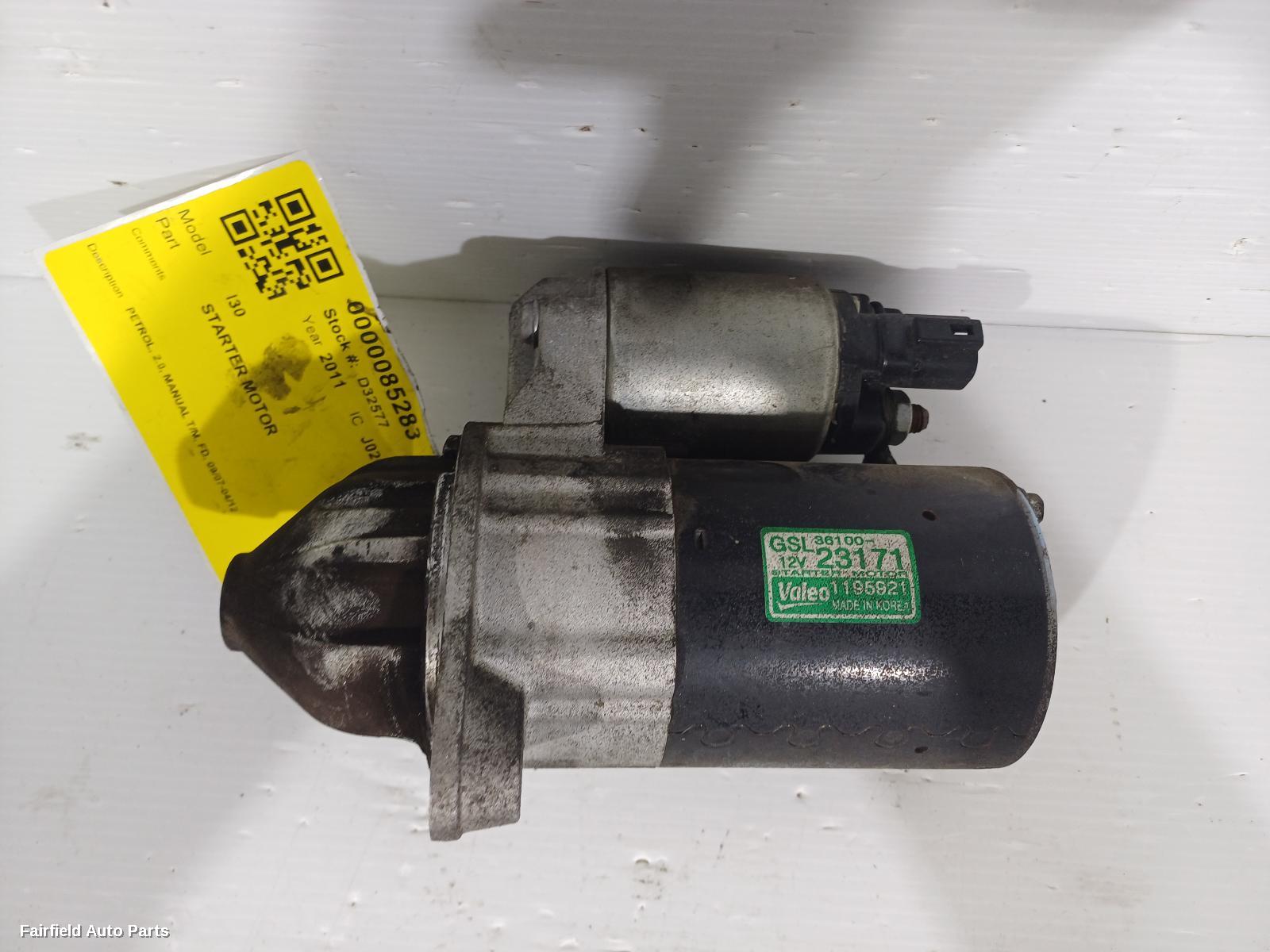 2007-2012 Hyundai I30 Starter