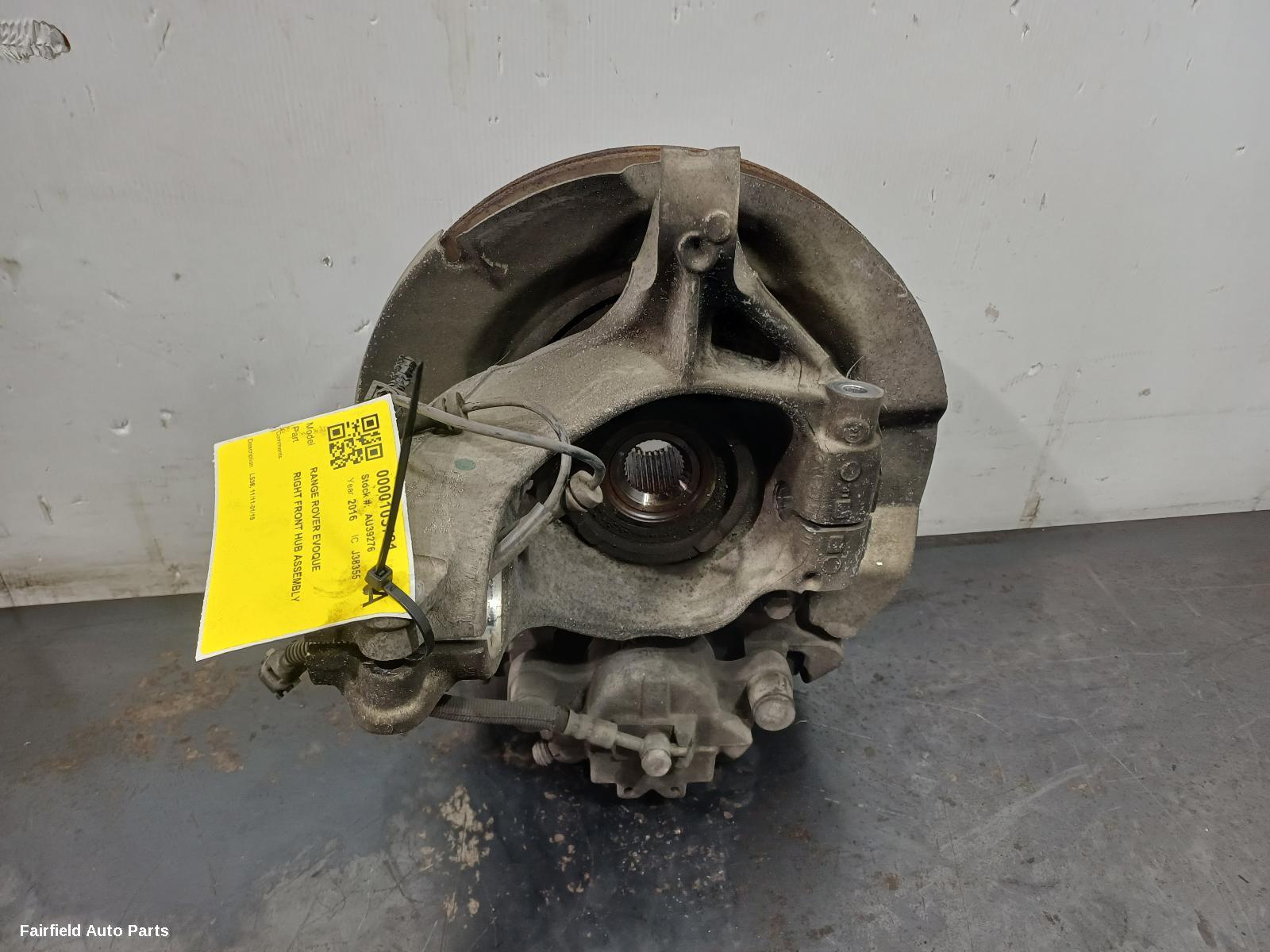 2011-2019 Land Rover Rangerover Evoque Right Front Hub Assembly