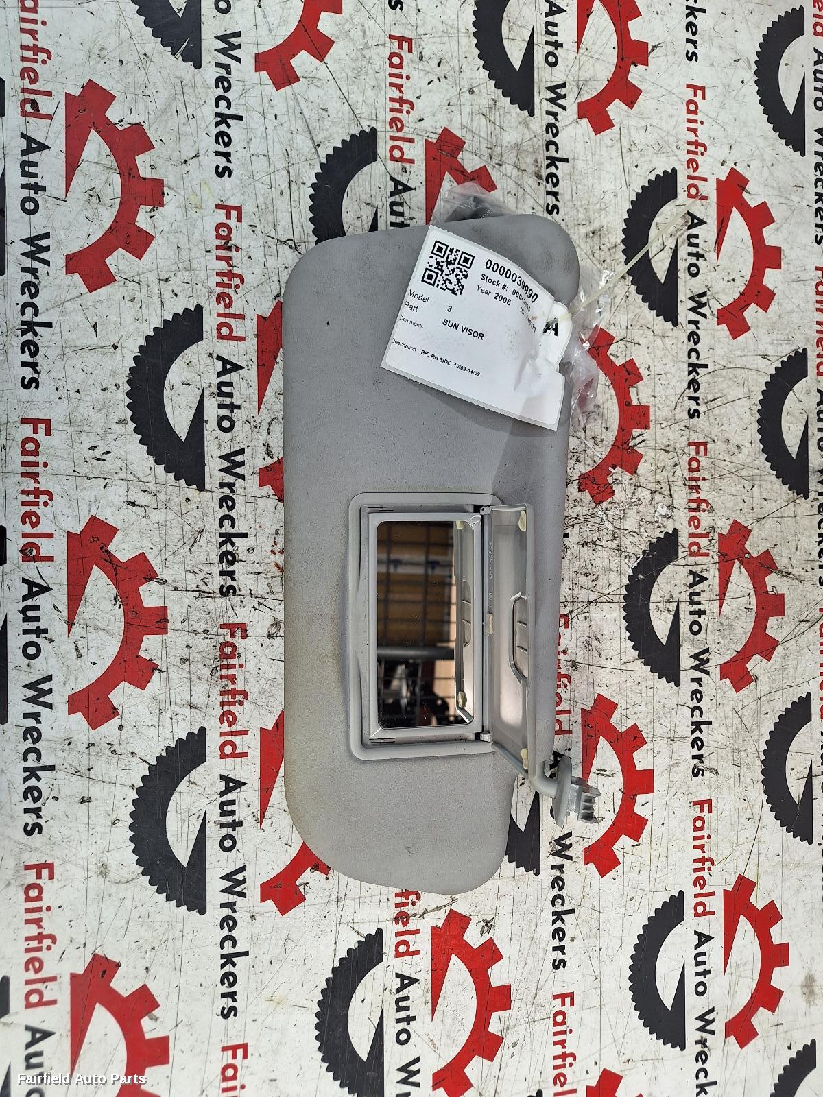 2003-2009 Mazda 3 Sunvisor