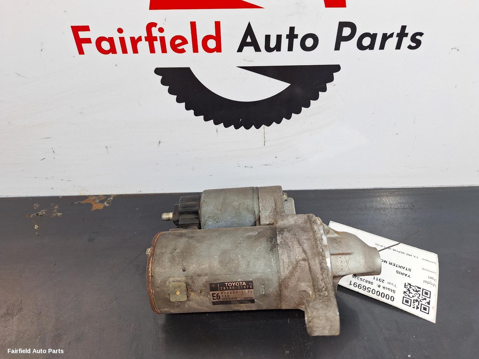 2011-2020 Toyota Yaris Starter