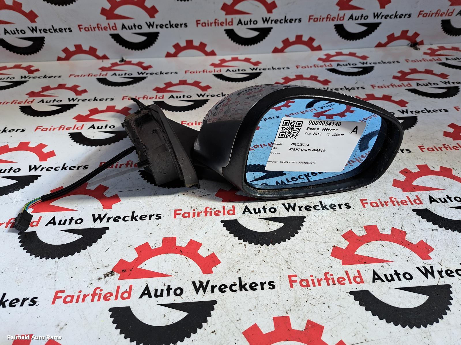 2011-2020 Alfa Romeo Giulietta Right Door Mirror