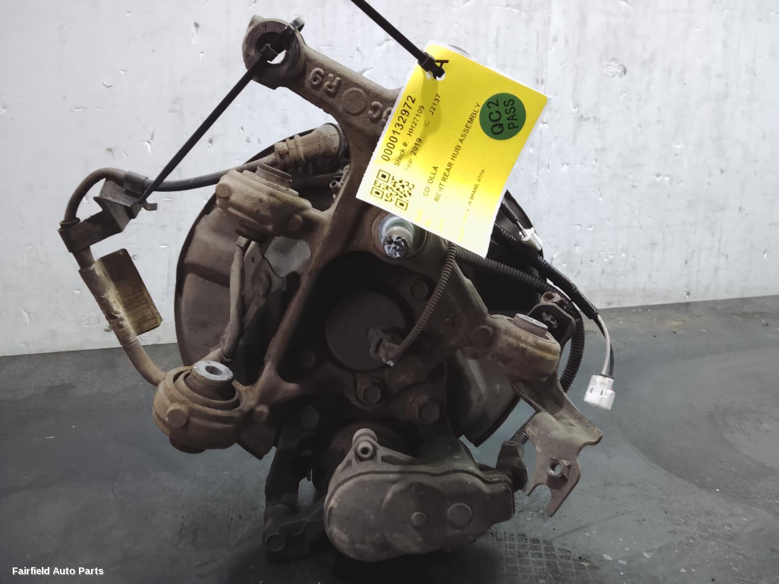 2018-2026 Toyota Corolla Right Rear Hub Assembly