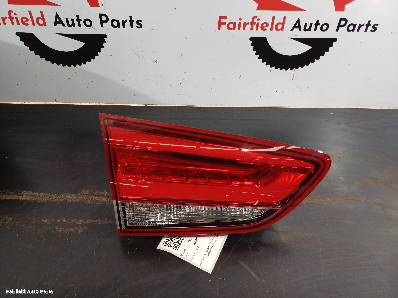 2017-2023 Hyundai I30 Rear Garnish