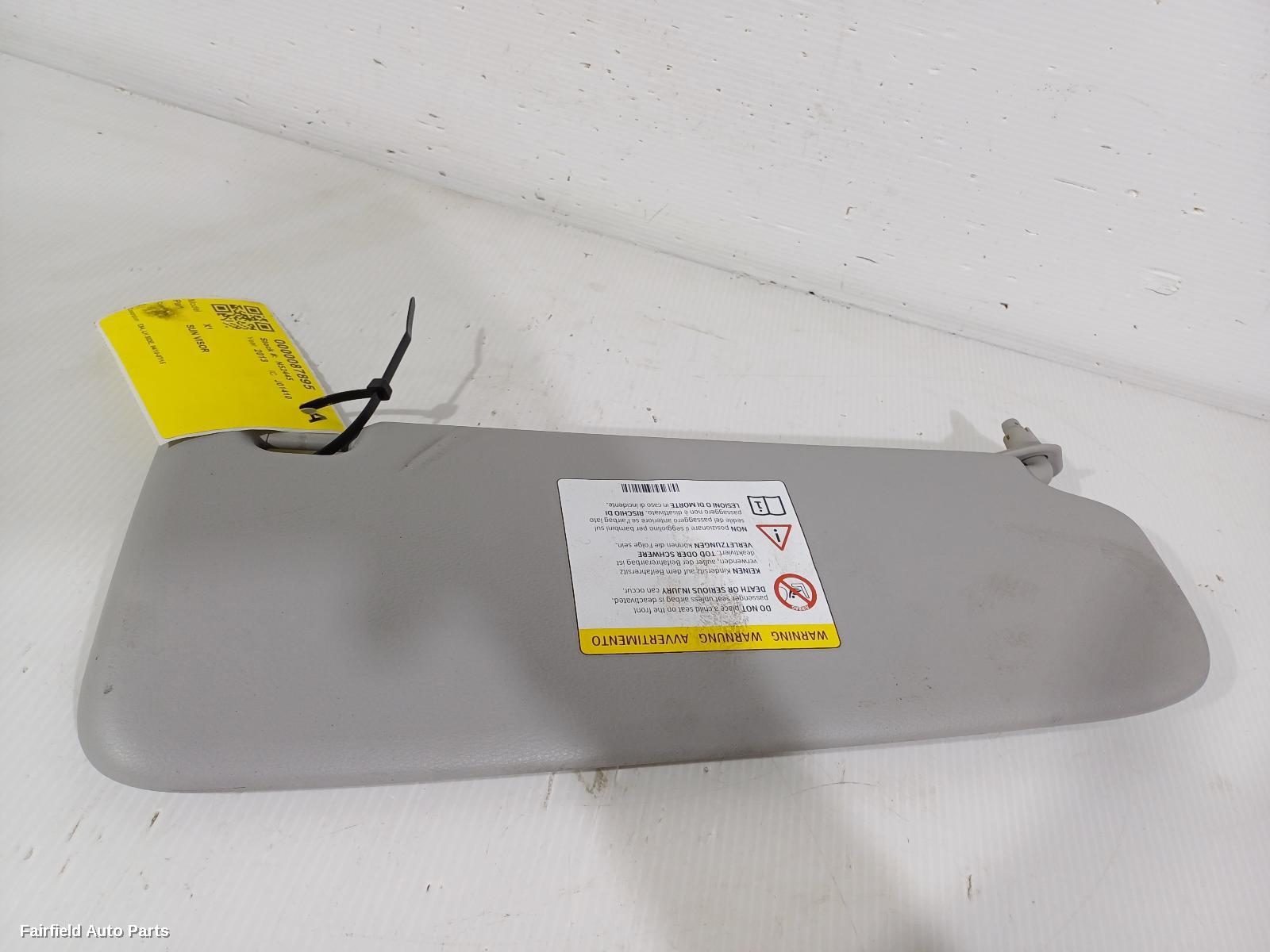 2010-2015 Bmw X1 Sunvisor