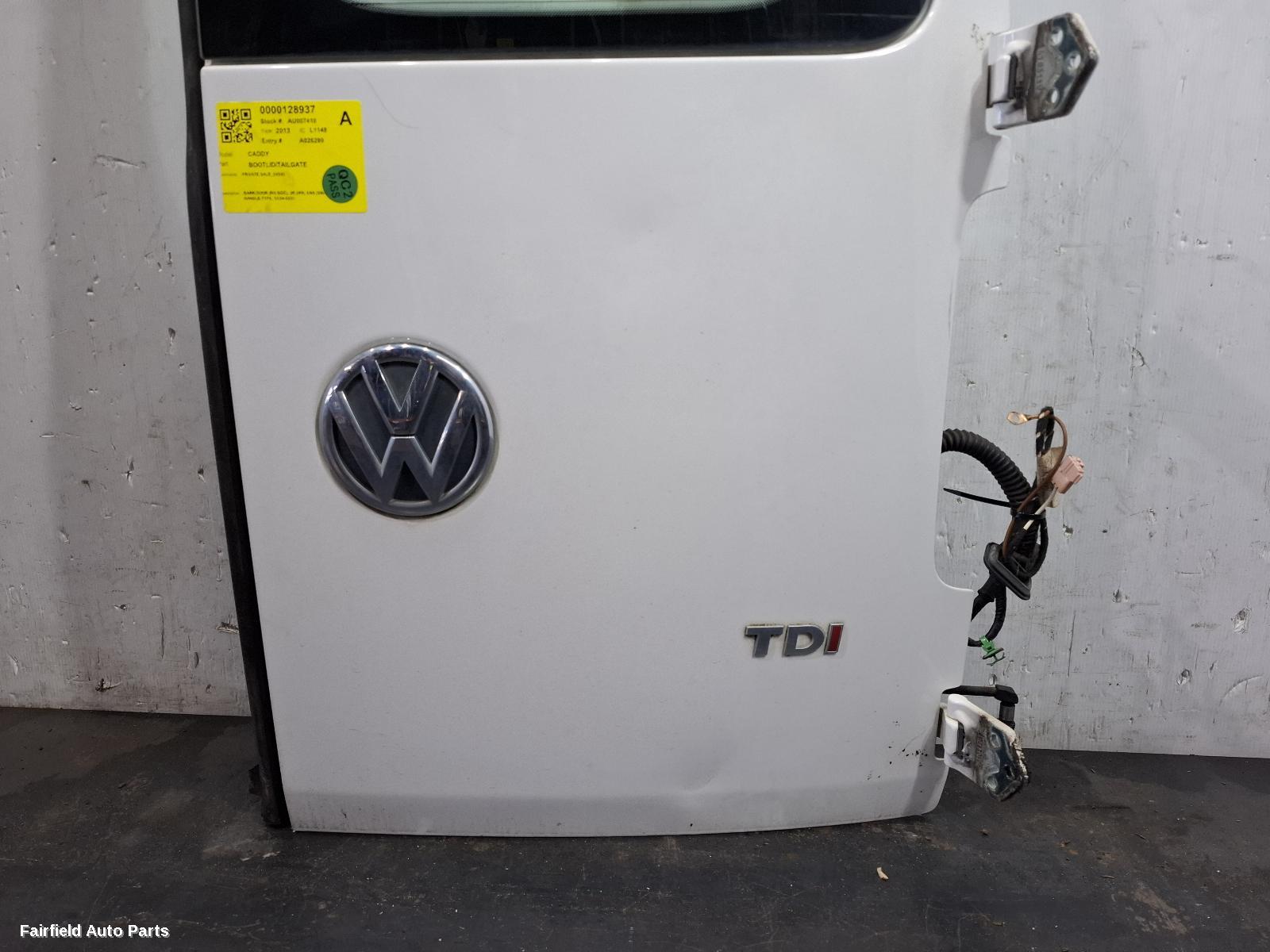 2004-2021 Volkswagen Caddy Bootlid Tailgate