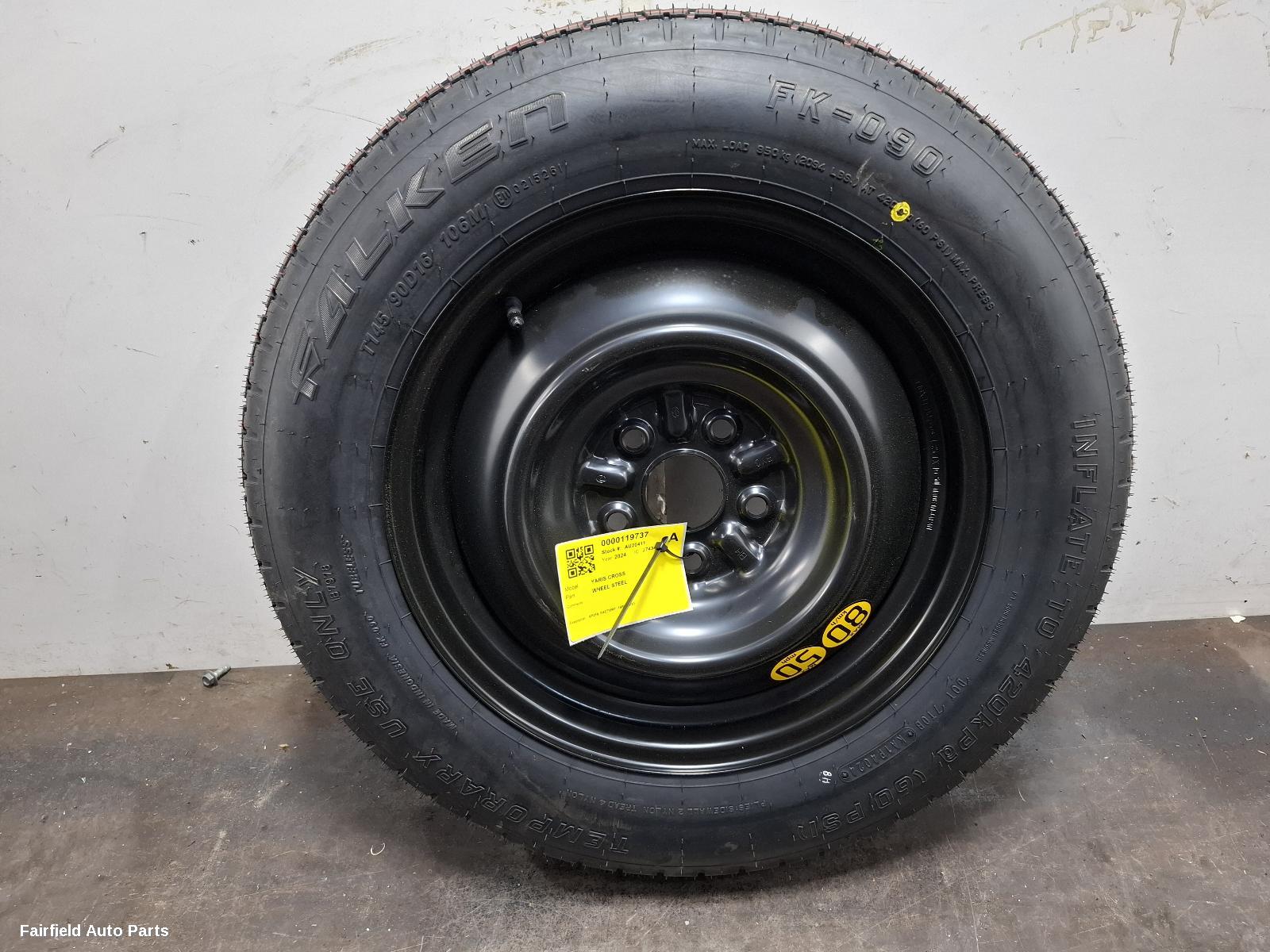 2020-2026 Toyota Yaris Cross Wheel Standard Steel