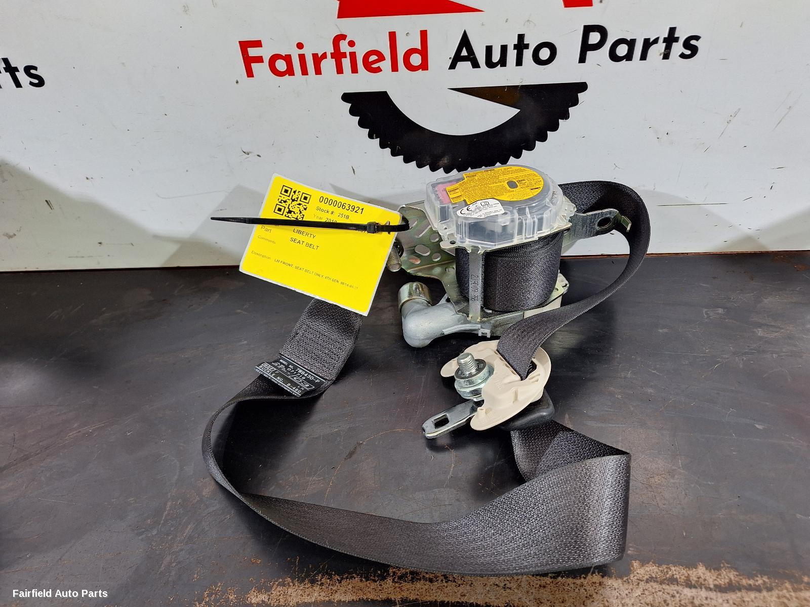 2014-2021 Subaru Liberty Seatbelt Stalk