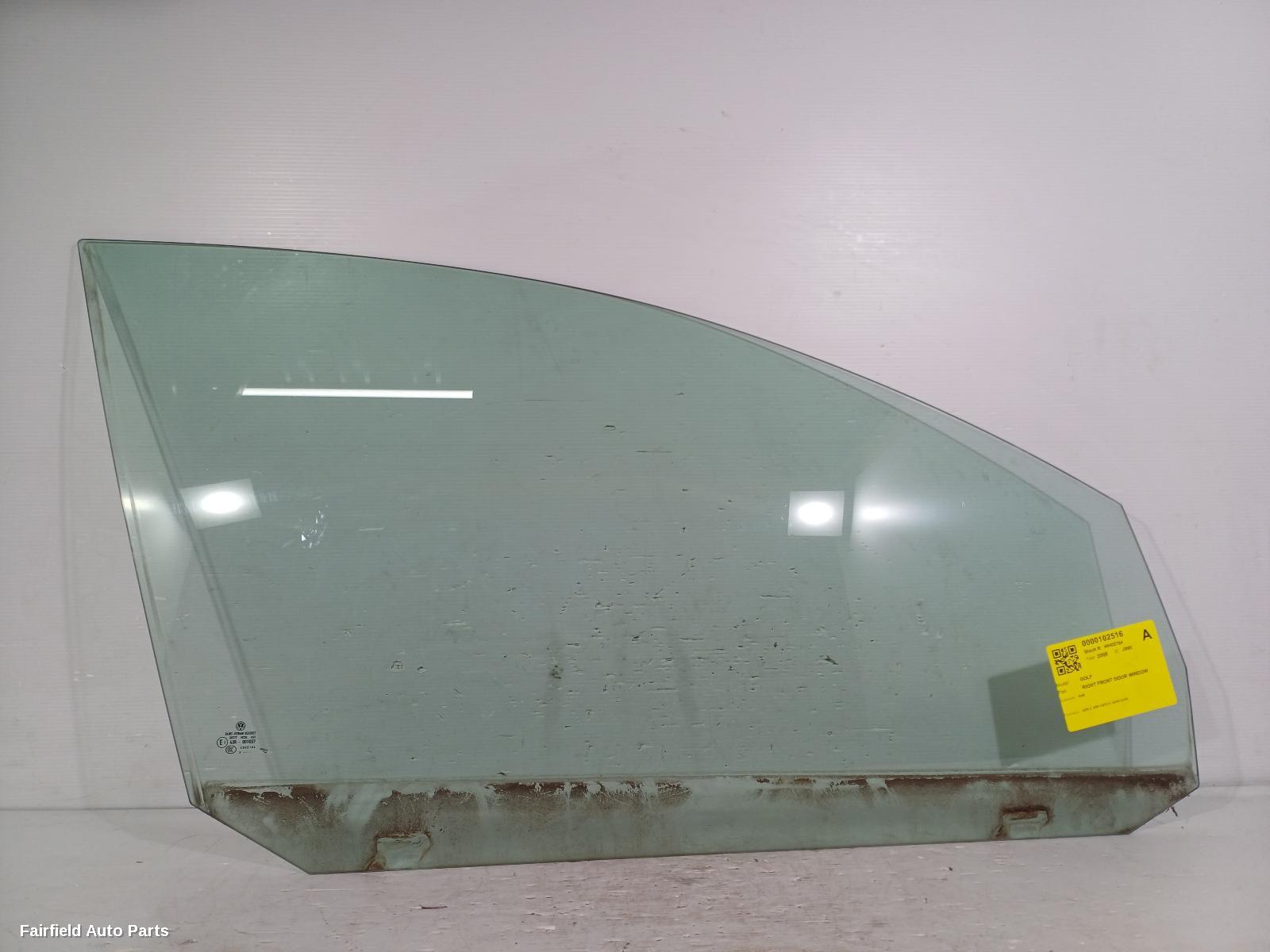 2004-2009 Volkswagen Golf Right Front Door Window