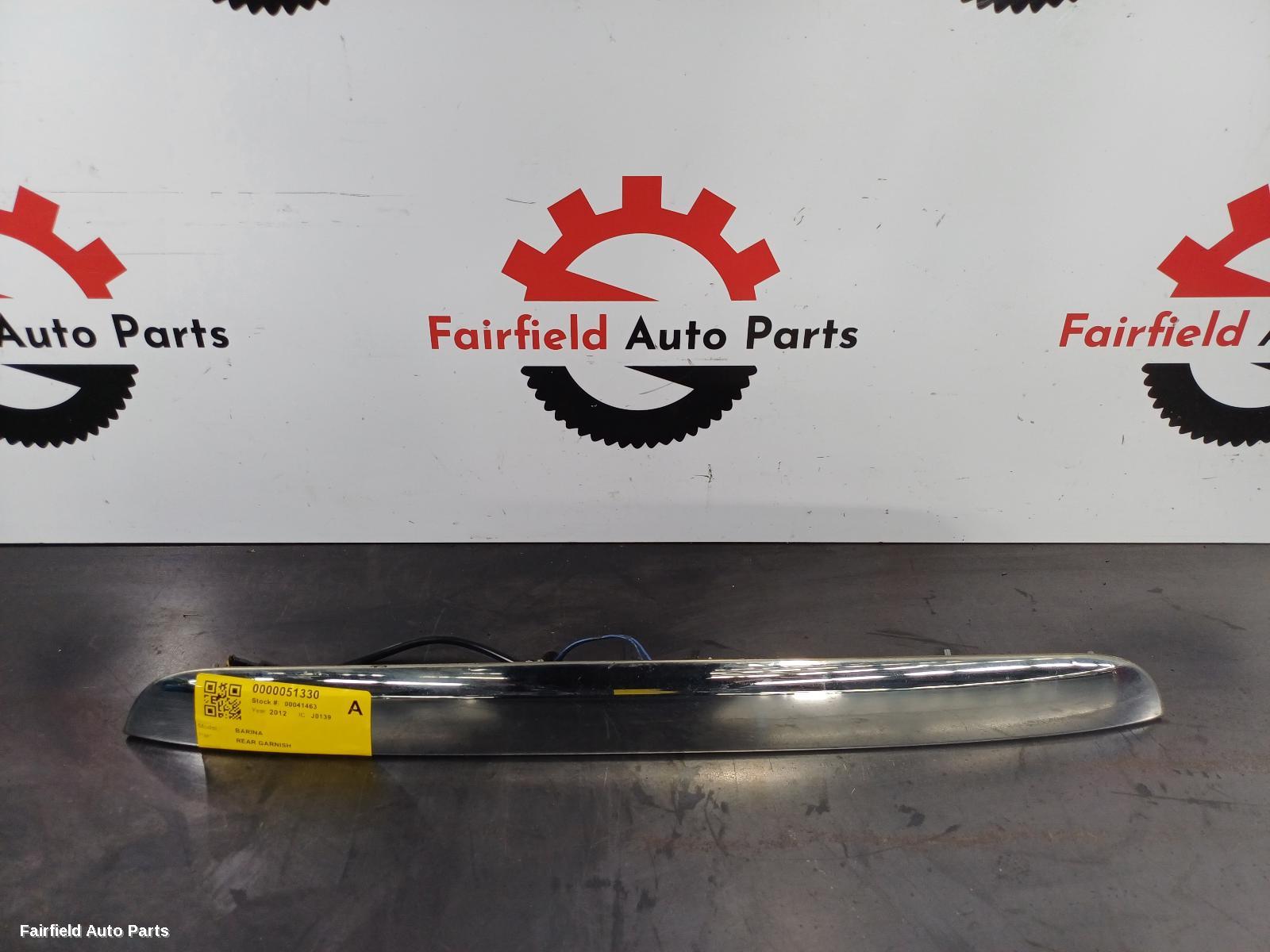 2011-2016 Holden Barina Rear Garnish
