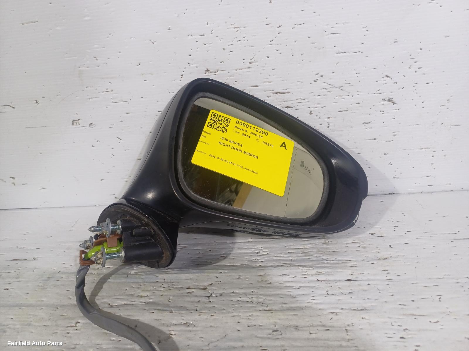 2013-2020 Lexus Is Series Right Door Mirror