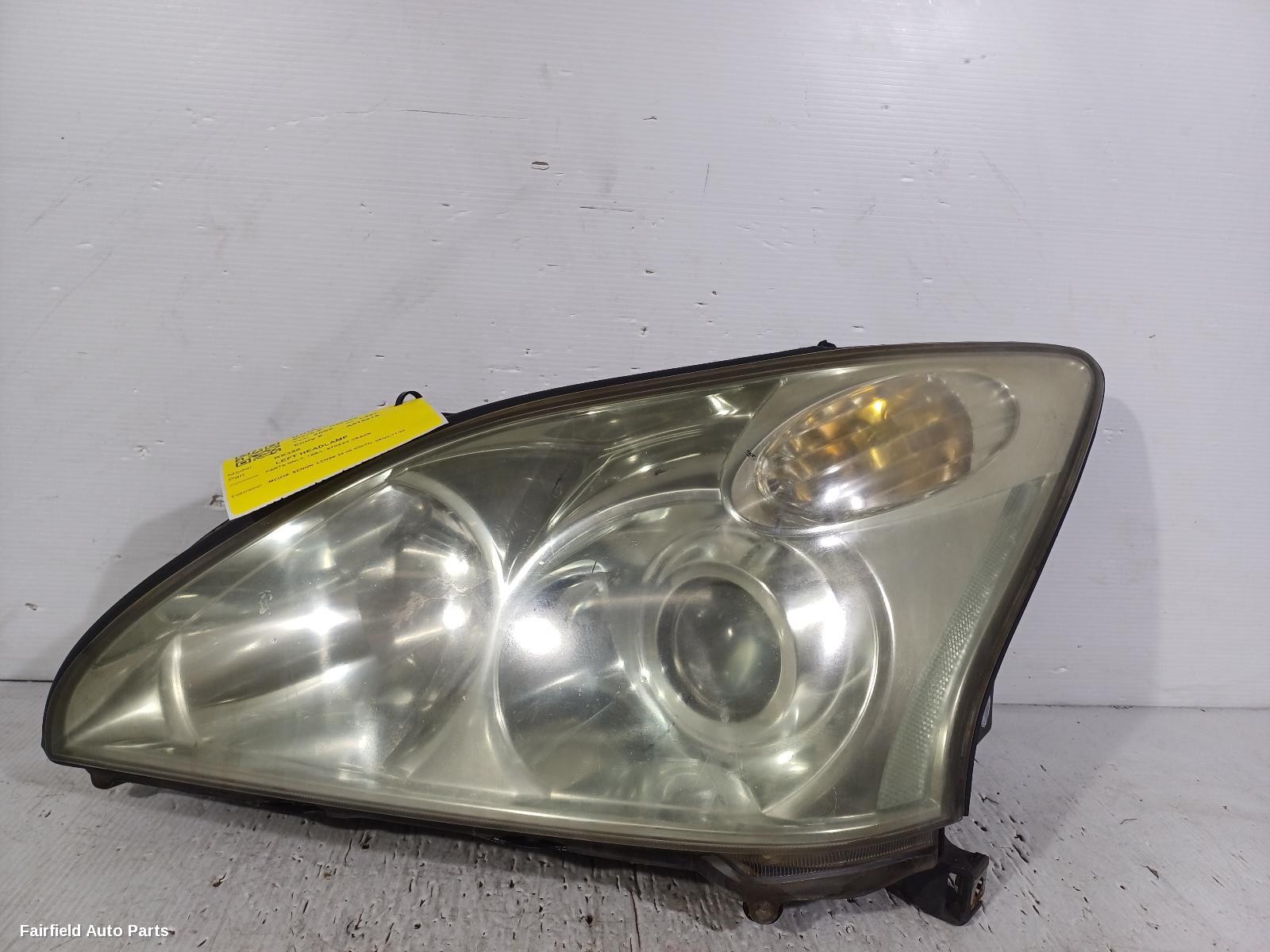 2004-2005 Lexus Rx Series Left Headlamp