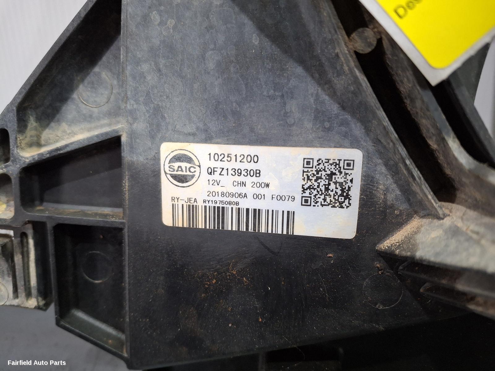 2017-2025 Mg Zs Fan