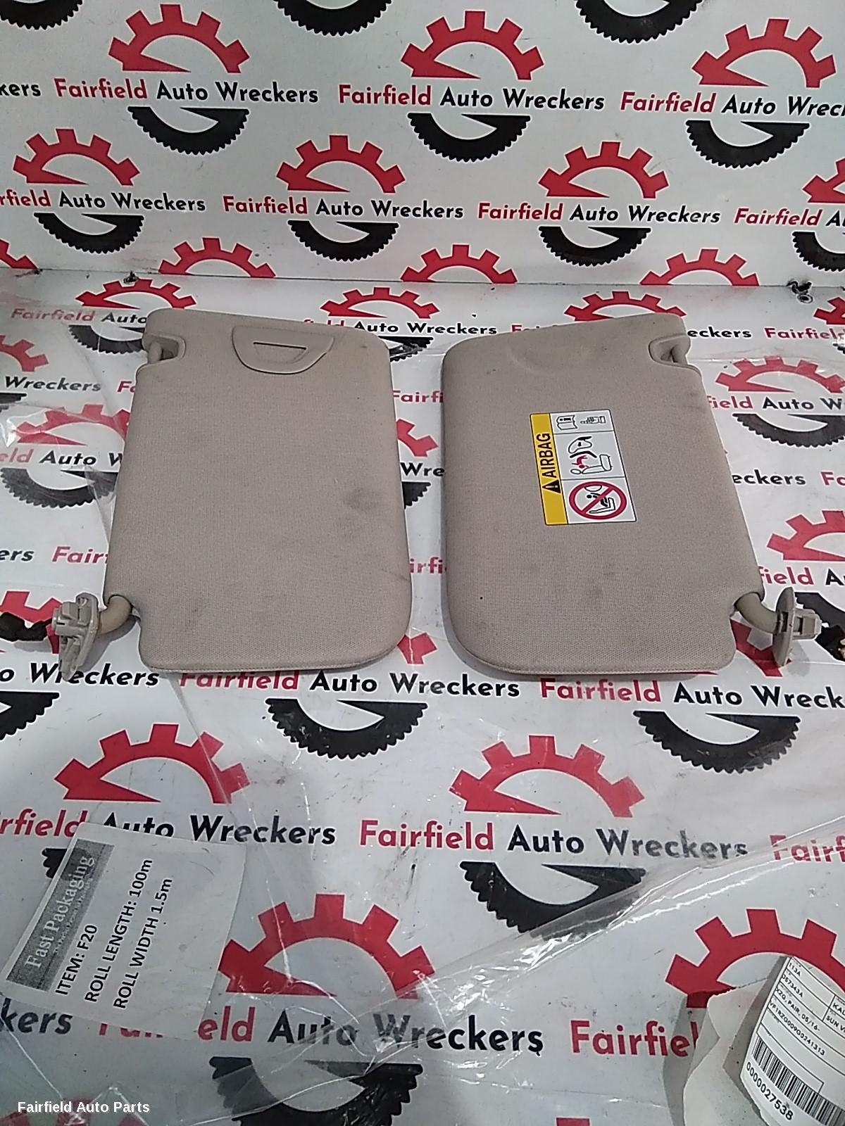 2016-2026 Renault Kaleos Sunvisor