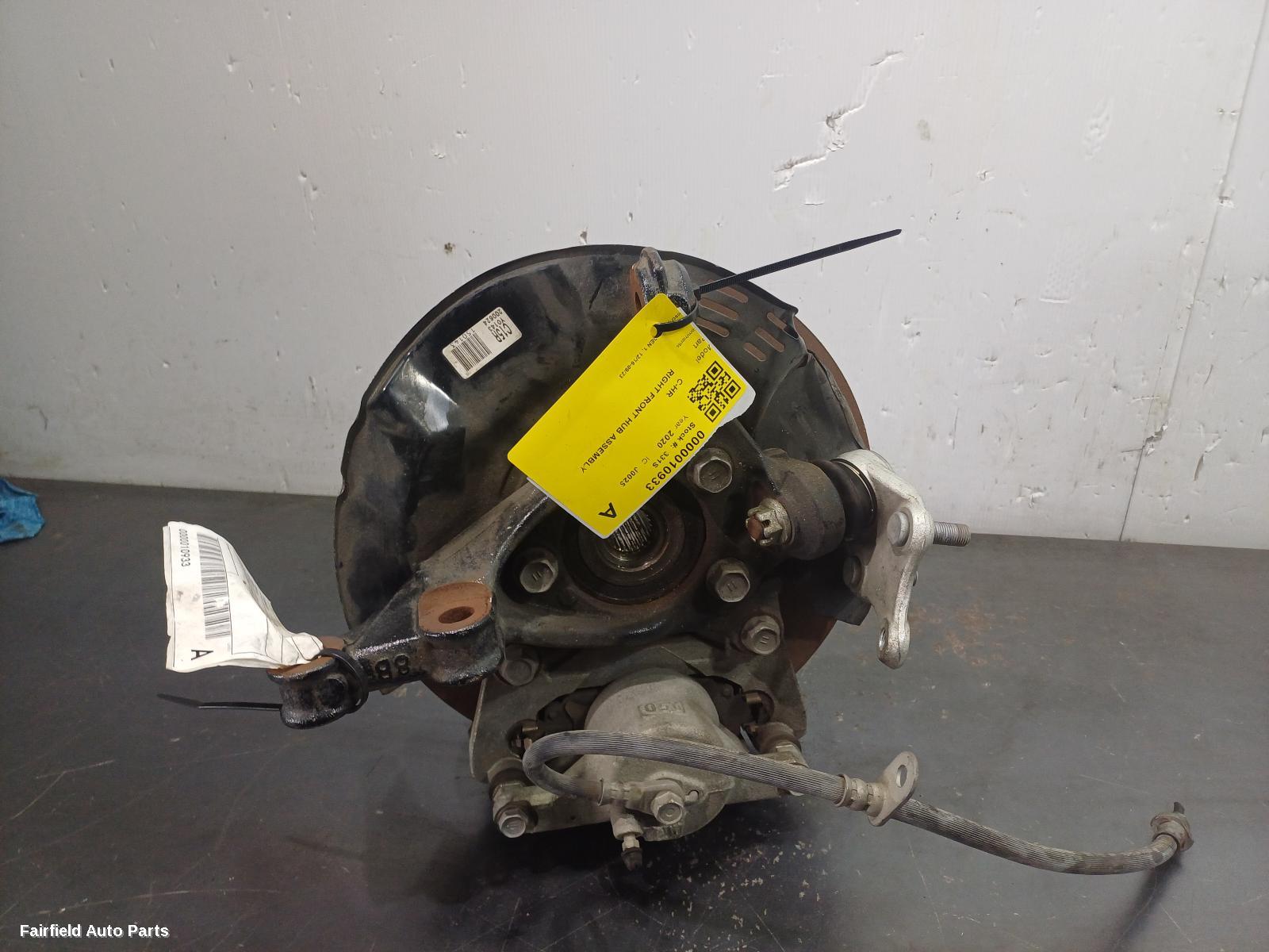 2016-2023 Toyota C-hr Right Front Hub Assembly