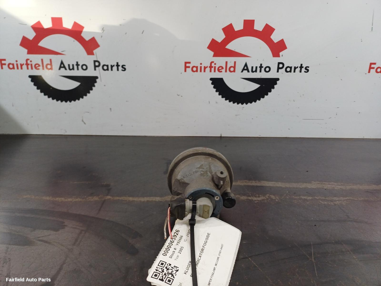 2001-2007 Toyota Kluger Right Indicator Fog Side