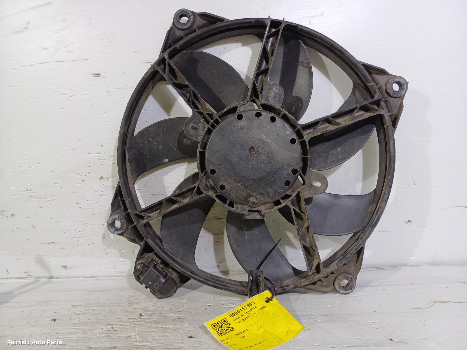 2010-2016 Renault Megane Fan