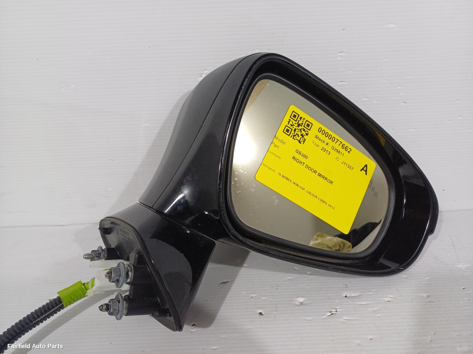 2012-2020 Lexus Gs Right Door Mirror