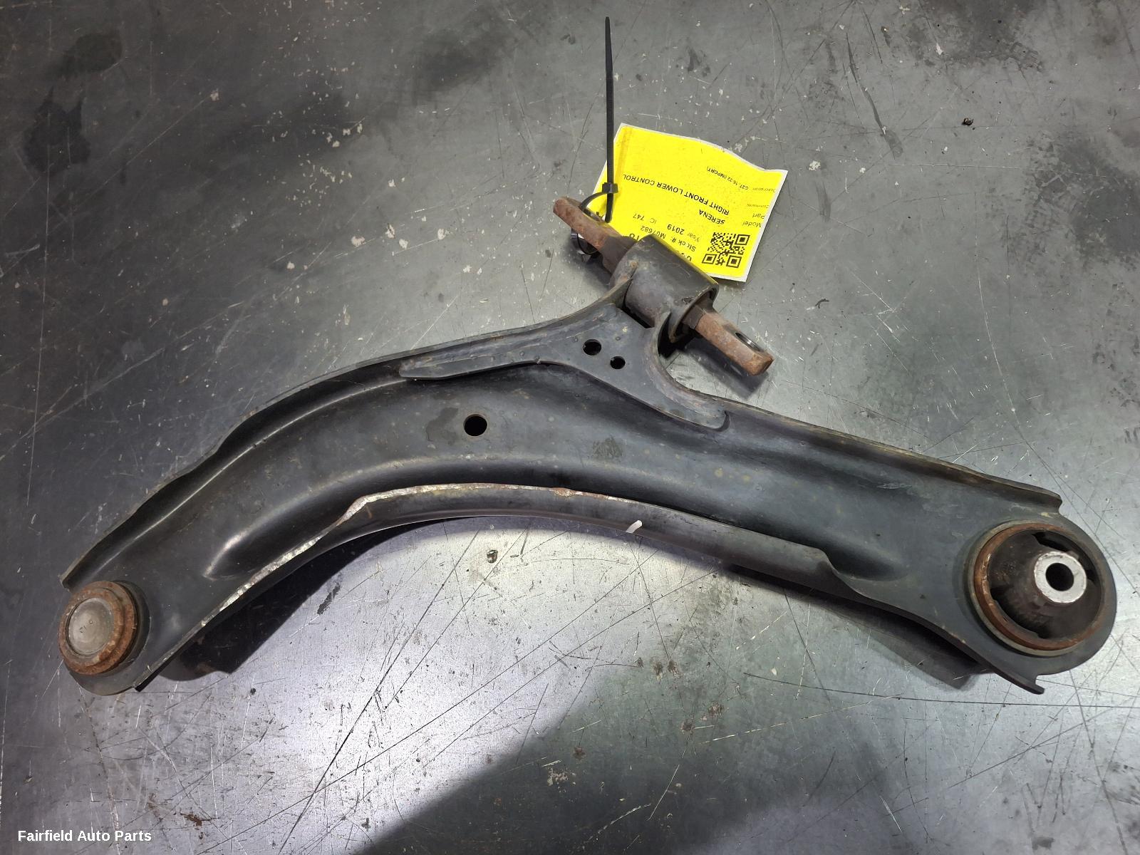 2016-2022 Nissan Serena Right Front Lower Control Arm