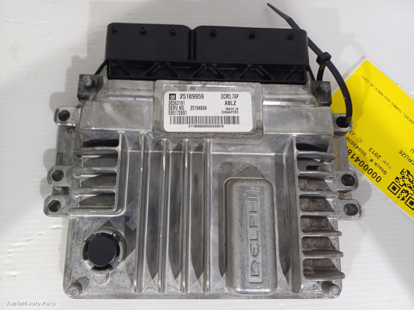 2011-2017 Holden Cruze Ecu