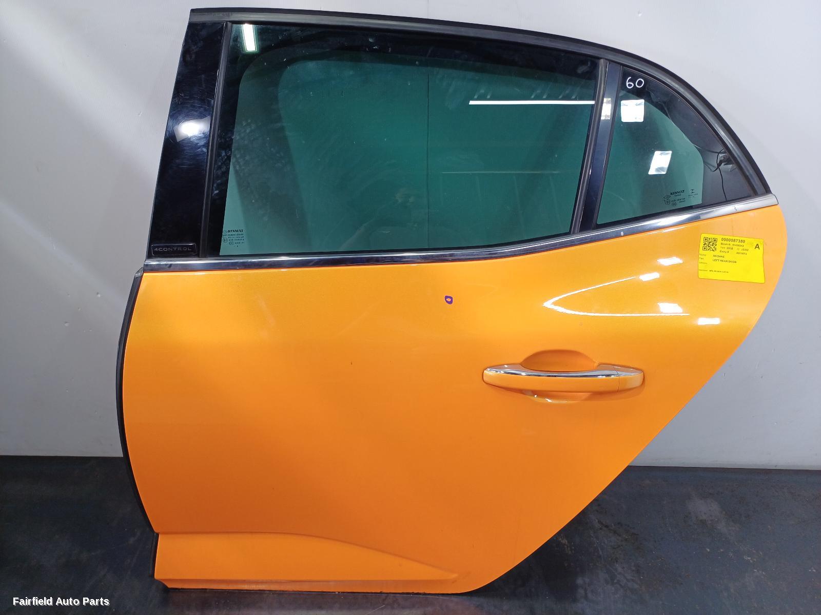 2018-2023 Renault Megane Left Rear Door Sliding