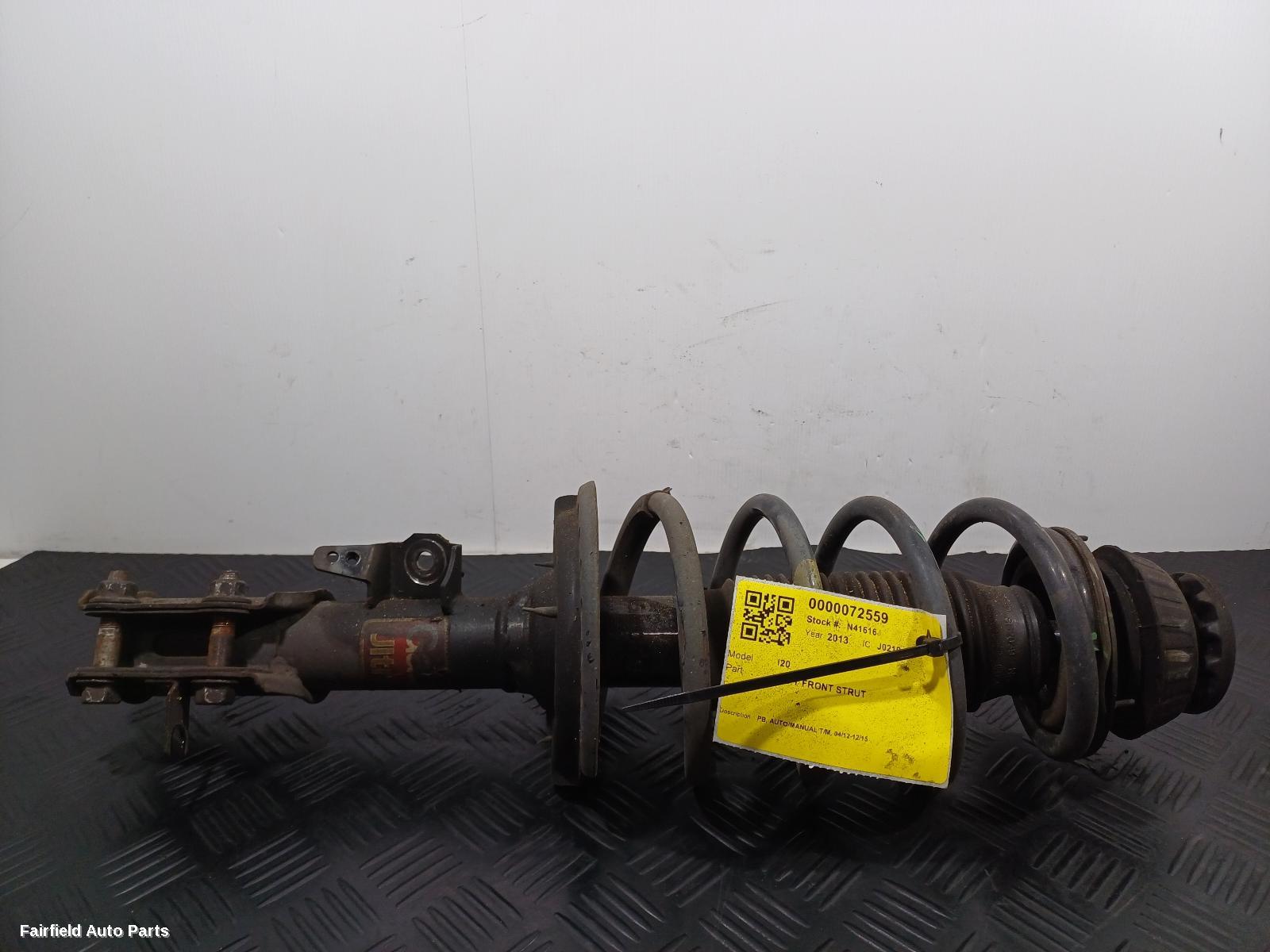 2012-2015 Hyundai I20 Left Front Strut