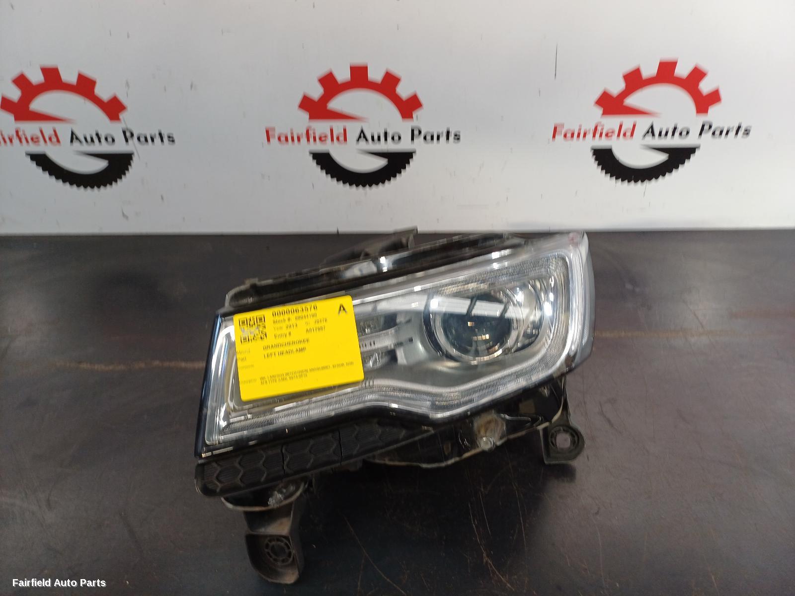 2013-2016 Jeep Grandcherokee Left Headlamp