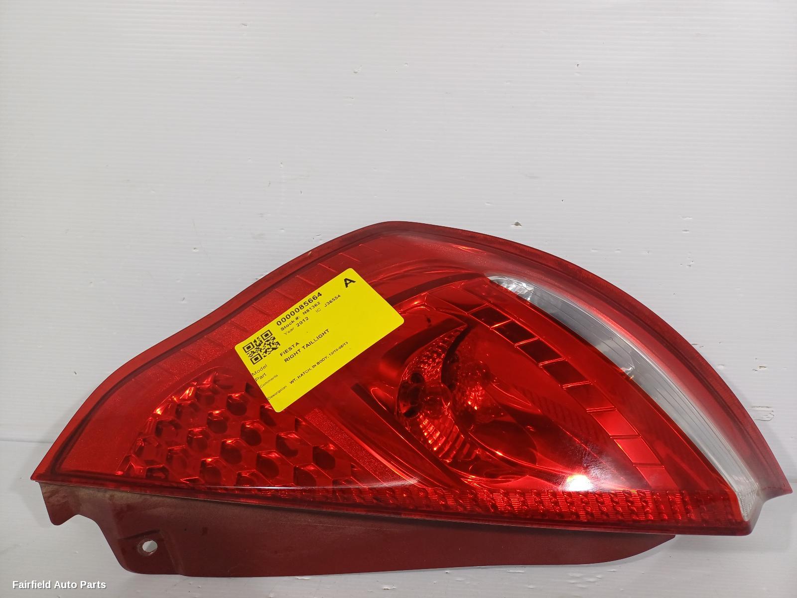 2010-2013 Ford Fiesta Right Taillight