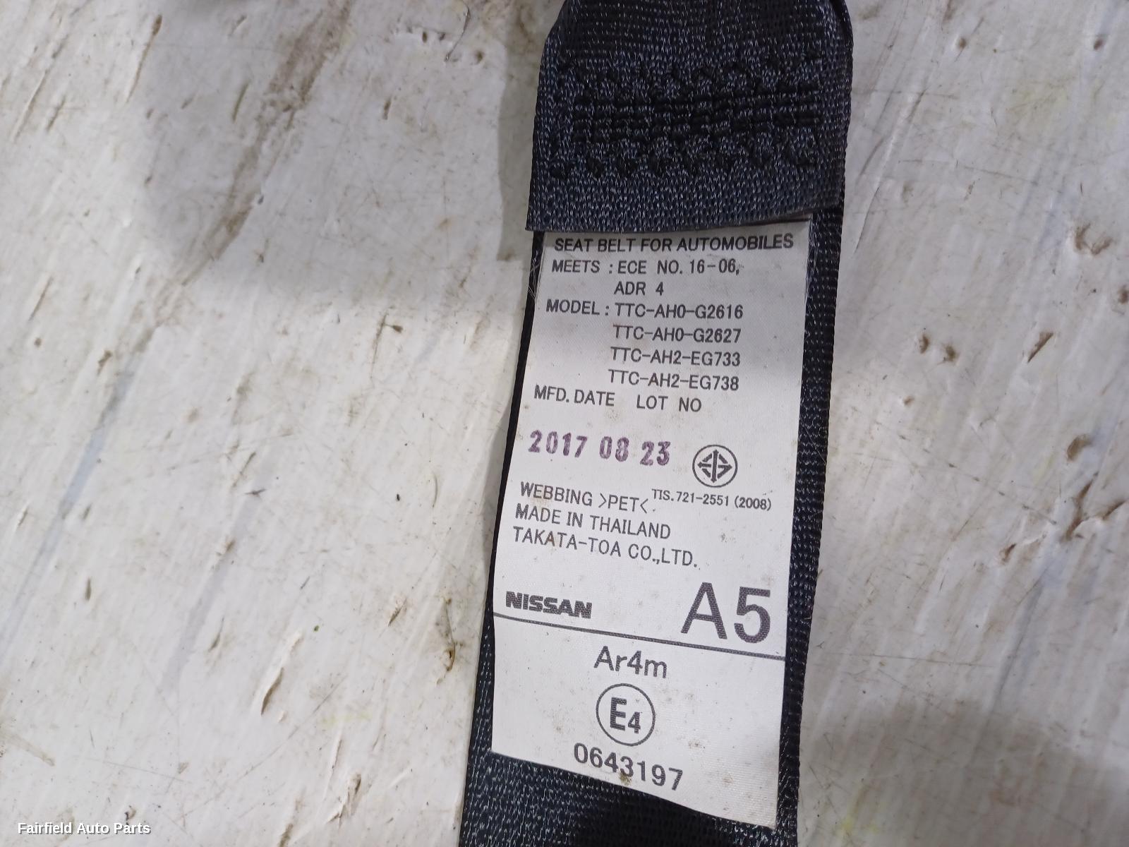 2015-2025 Nissan Navara Seatbelt Stalk