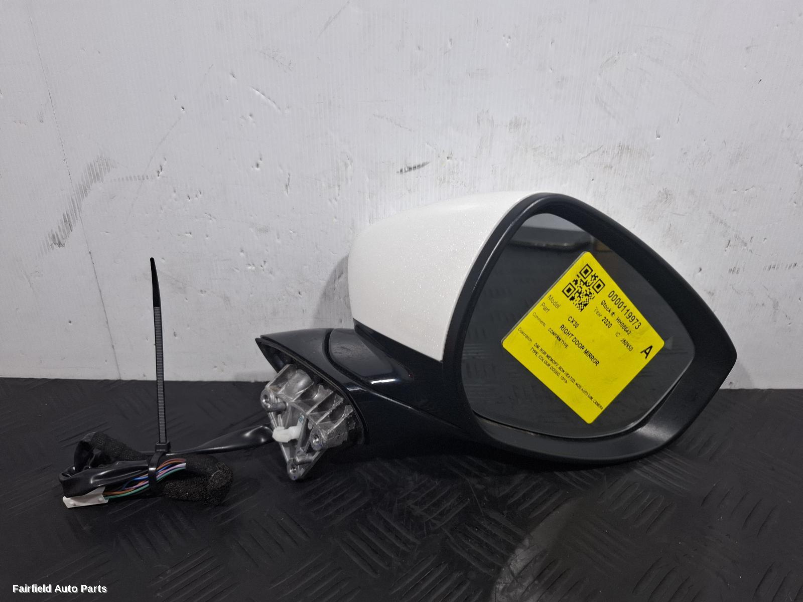 2019-2025 Mazda Cx30 Right Door Mirror