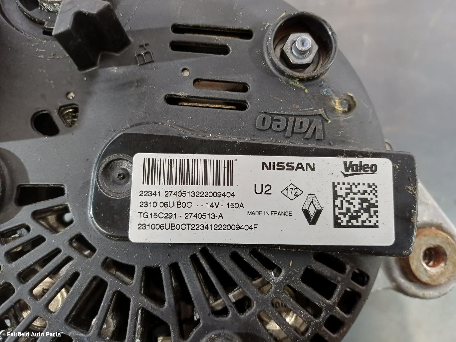 2022-2025 Nissan Qashqai Alternator