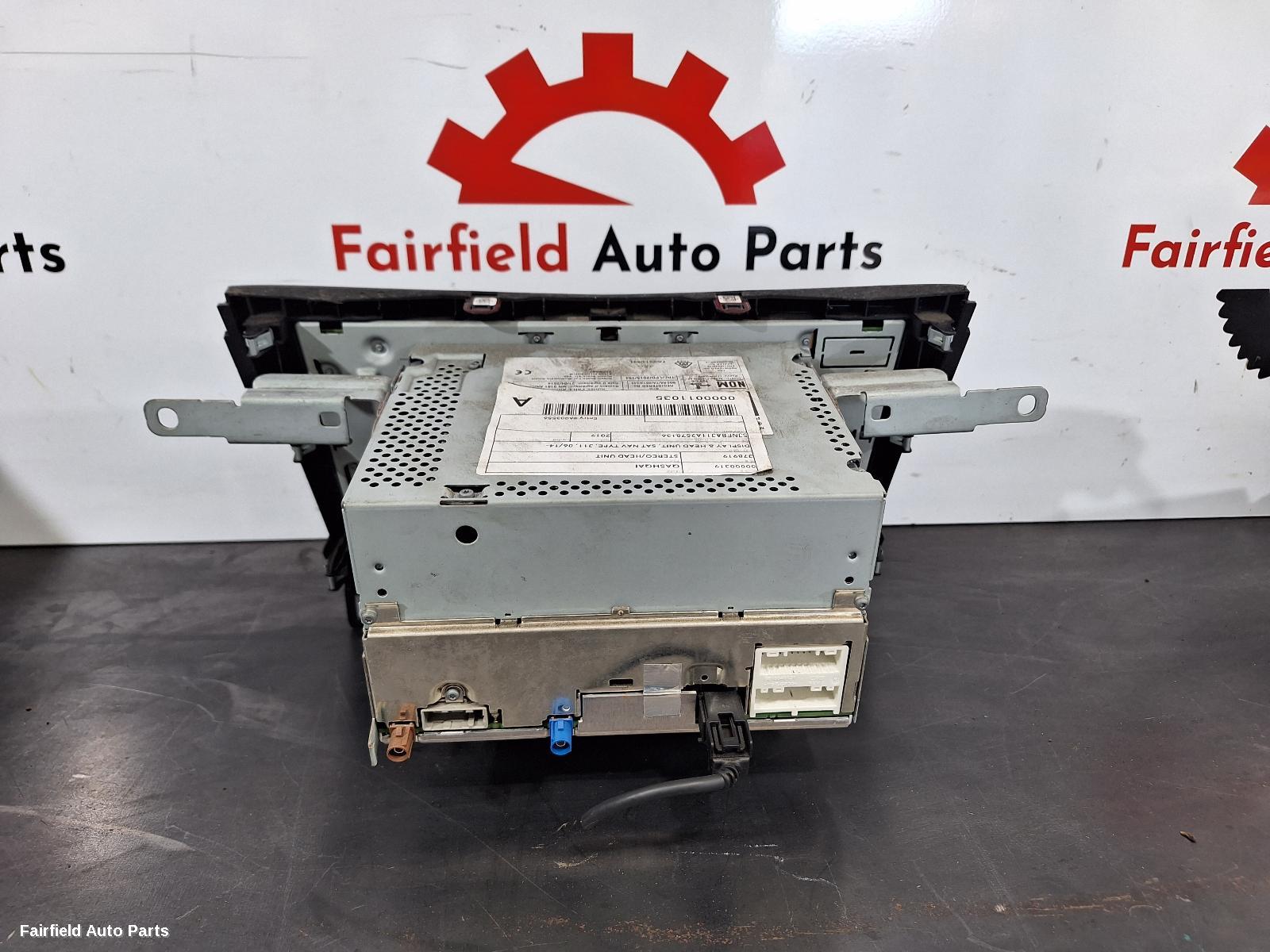 2014-2021 Nissan Qashqai Radio Cd Dvd Sat Tv