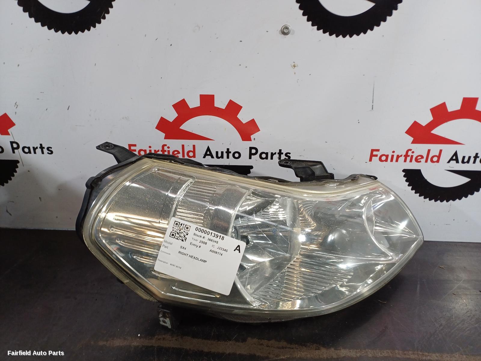 2007-2014 Suzuki Sx4 Right Headlamp
