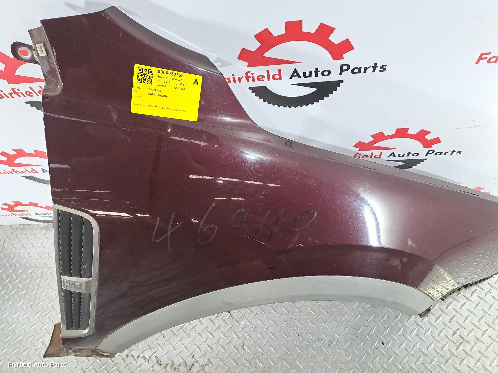 2006-2015 Holden Captiva Right Guard
