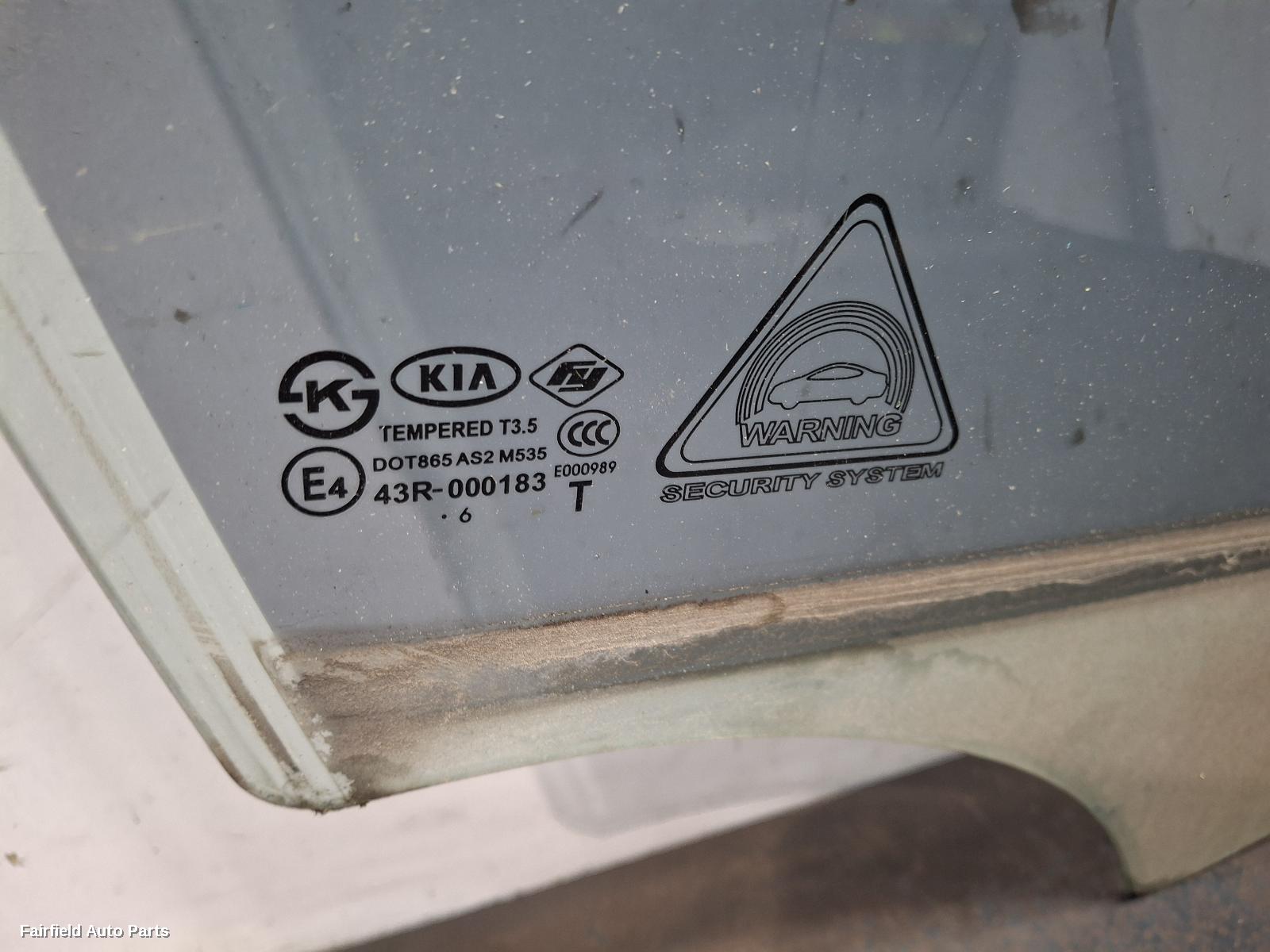 2013-2018 Kia Cerato Right Front Door Window