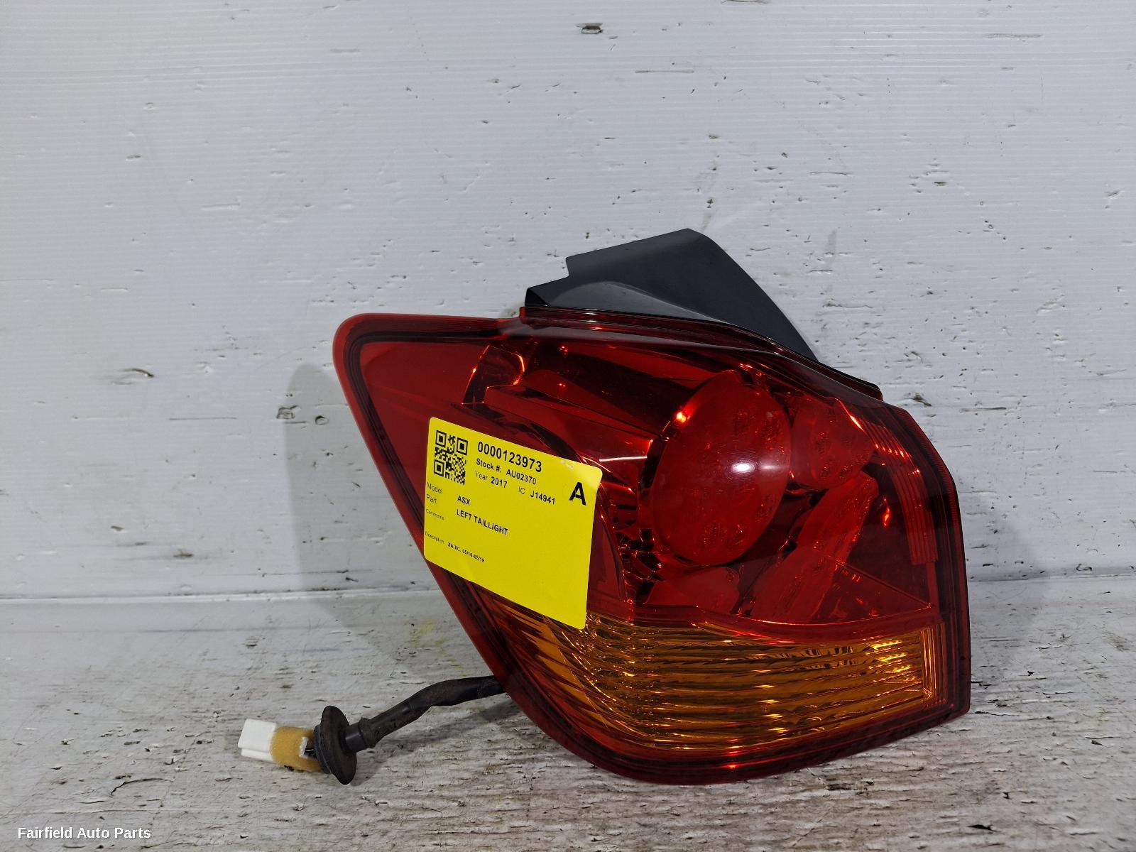 2010-2019 Mitsubishi Asx Left Taillight