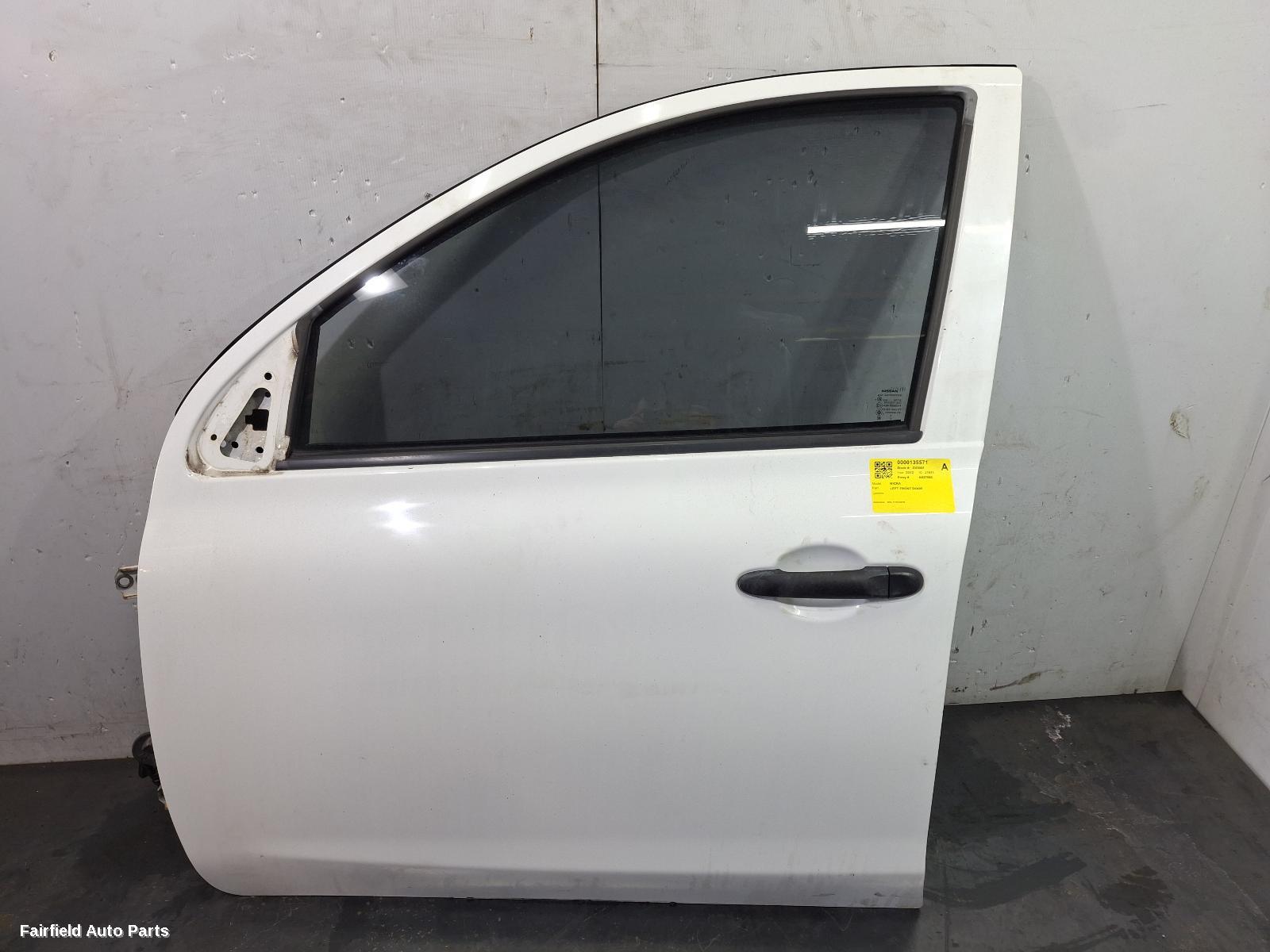 2010-2016 Nissan Micra Left Front Door